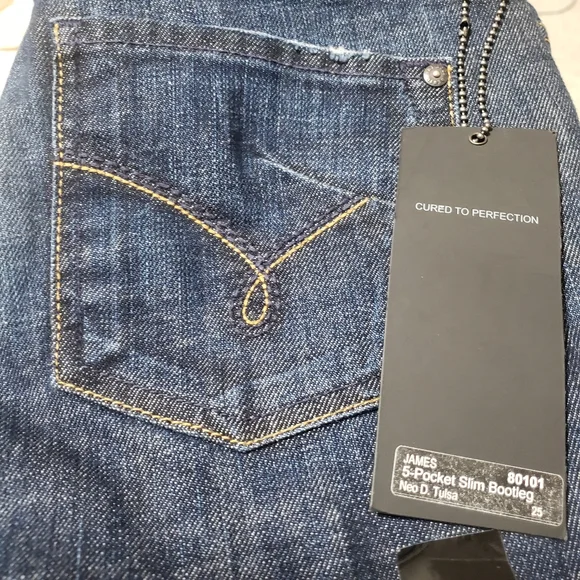 James Jeans Sz 25 NWT Dry Aged Slim Bootleg Jeans - Picture 11 of 15